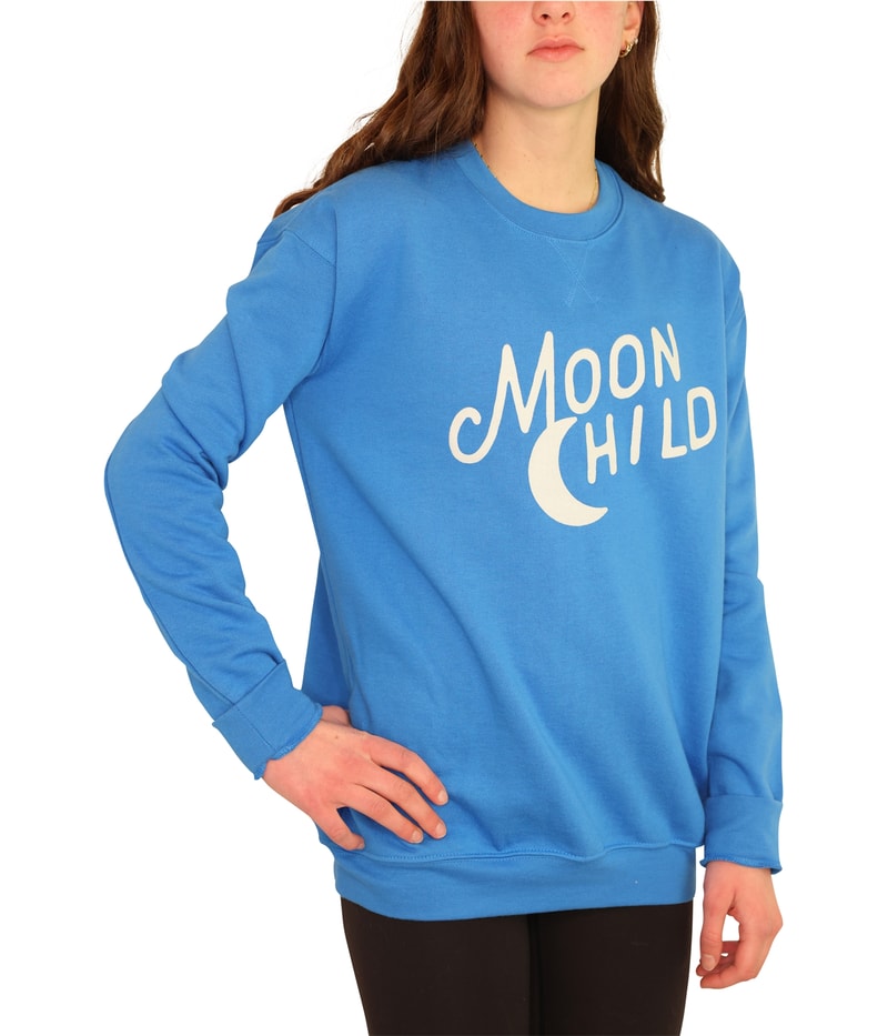 Kid Dangerous Womens Moon Child Sweatshirt