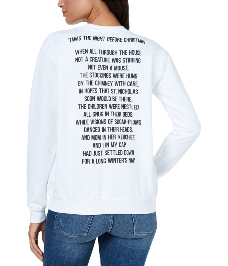 Kid Dangerous Womens Twas The Night Sweatshirt