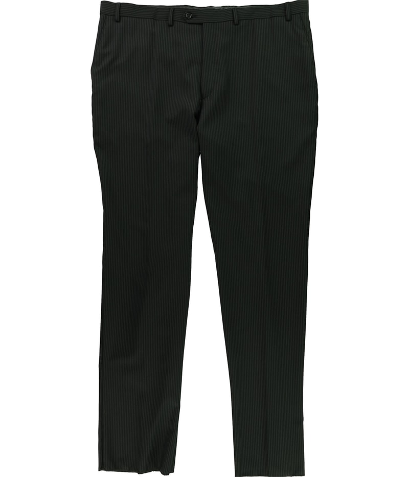 Michael Kors Mens Striped Classic Straight Leg Slacks Dress Pants