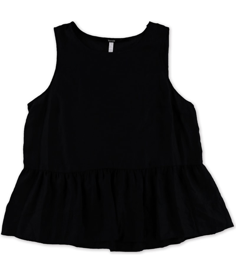Kensie Womens Solid Shell Blouse