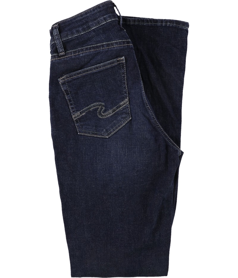Silver Jeans Womens Avery Slim Bootcut Bootcut Slim Jeans, view 3