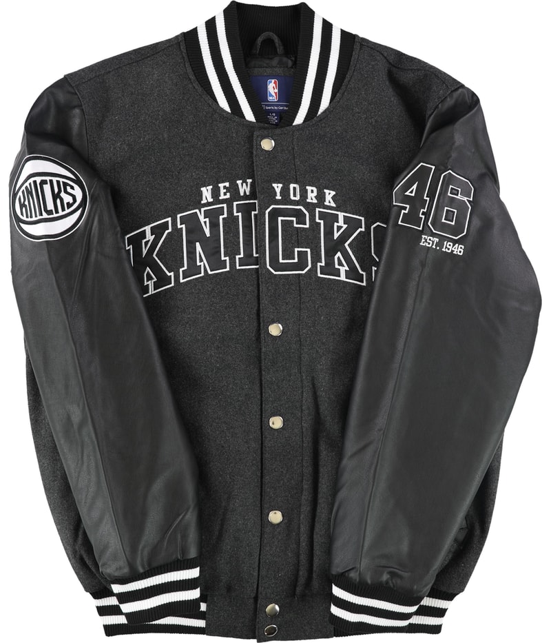 G-III Sports Mens NY Knicks Varsity Jacket
