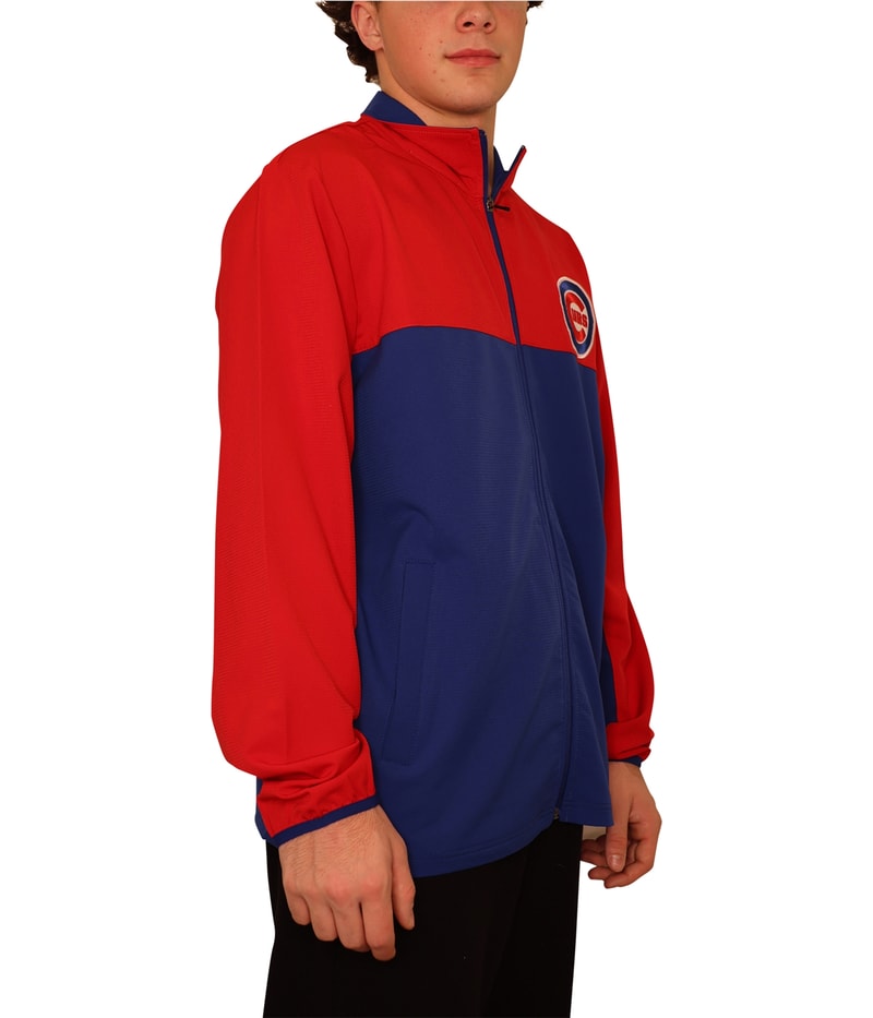 G-III Sports Mens Chicago Cubs First Base Track Jacket