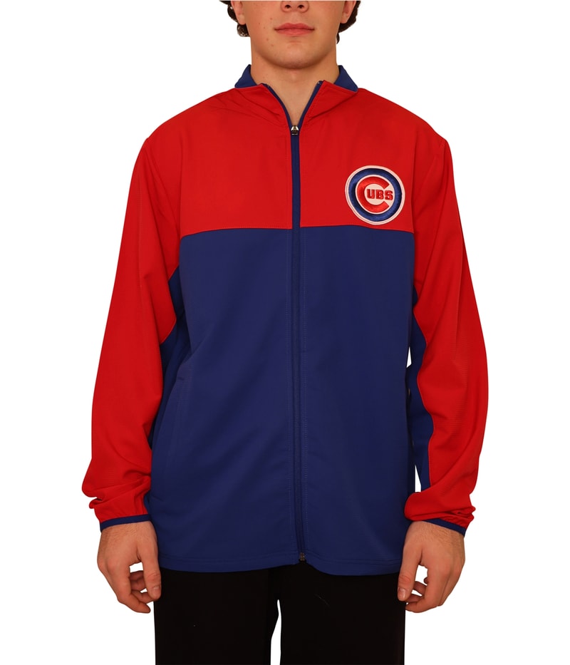 G-III Sports Mens Chicago Cubs First Base Track Jacket