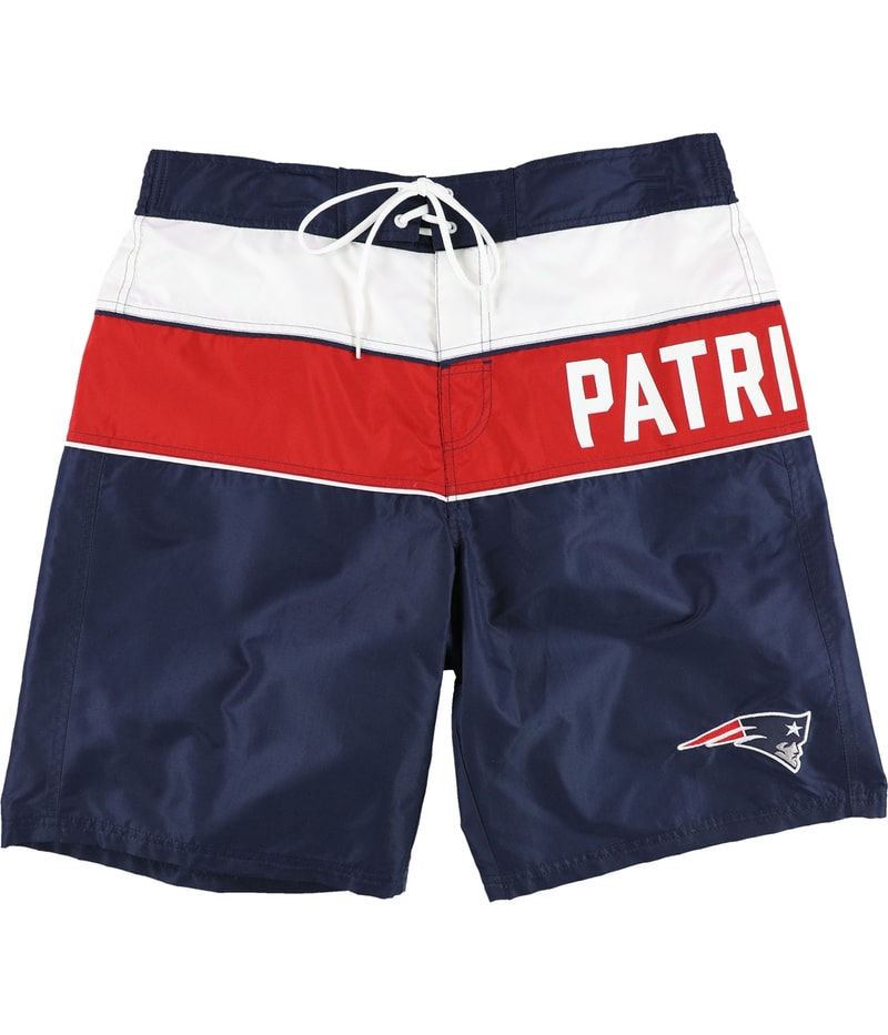 G-III Sports Mens New England Patriots Swim Bottom Trunks