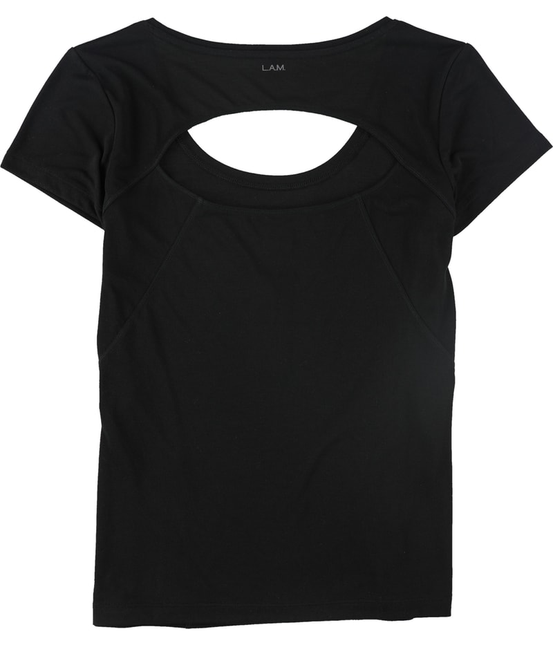 Lifestyle and Movement Womens Dani Cut-Out Basic T-Shirt