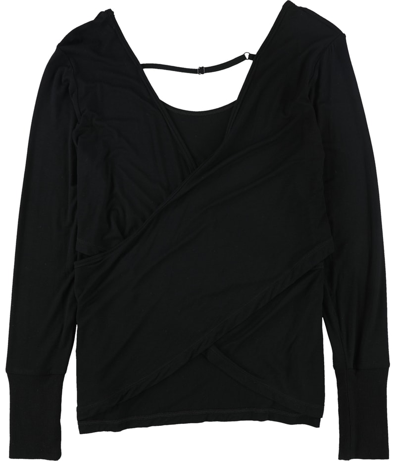 L.A.M. Womens Crossback Embellished T-Shirt