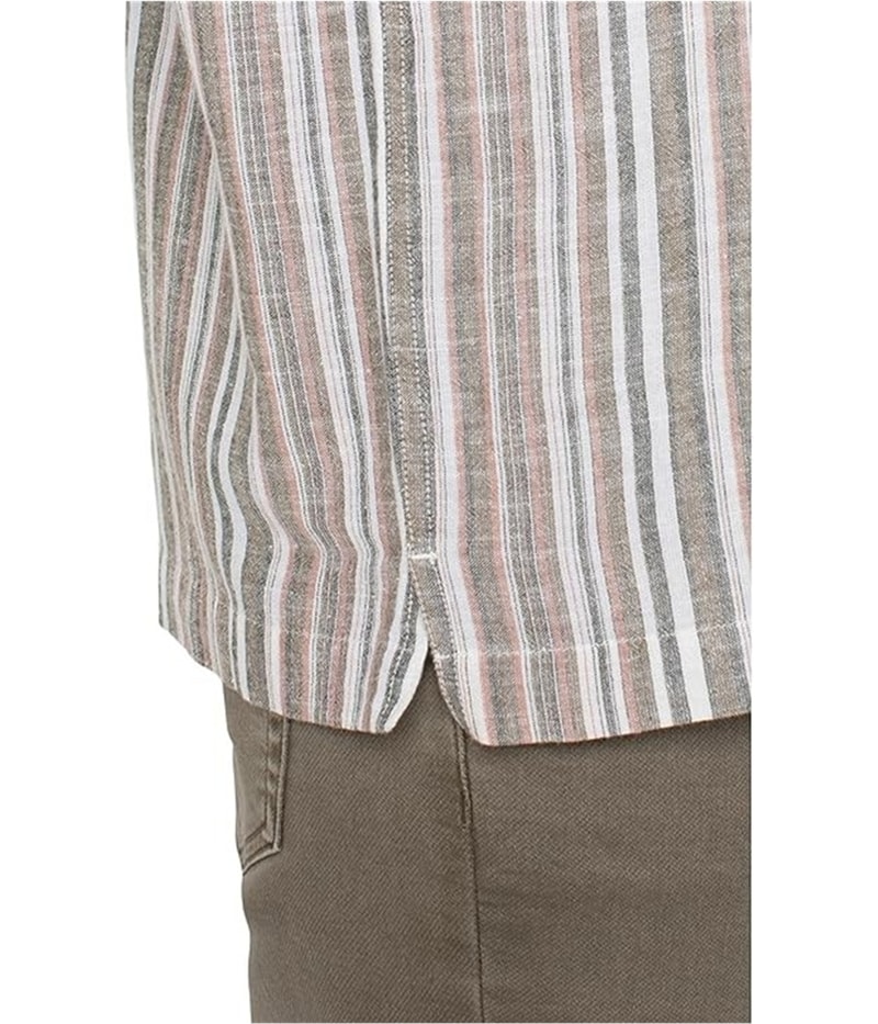 Liverpool Mens Striped Button Up Shirt