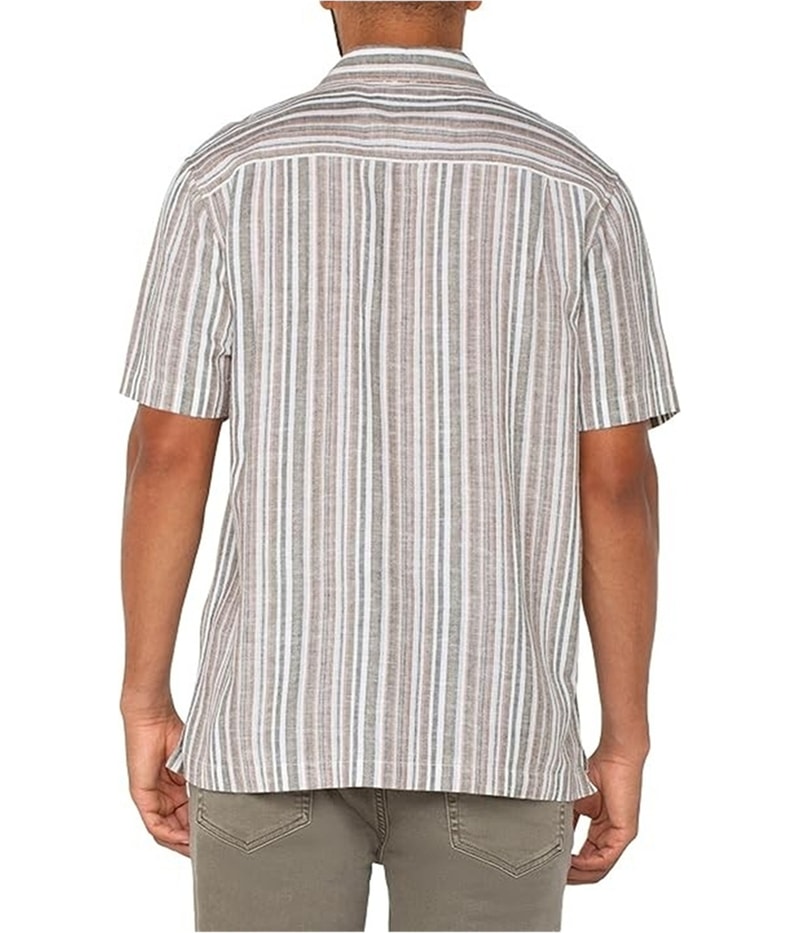 Liverpool Mens Striped Button Up Shirt