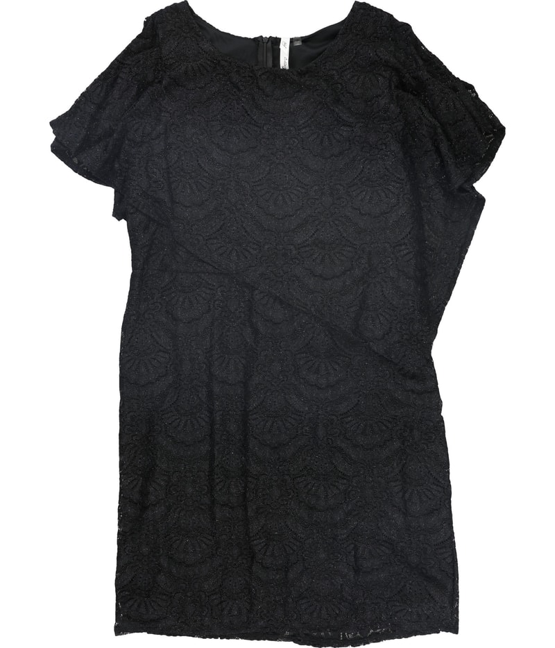 NY Collection Womens Glitter Midi Dress