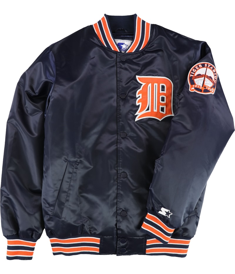 STARTER Mens Michigan Varsity Jacket, view 2