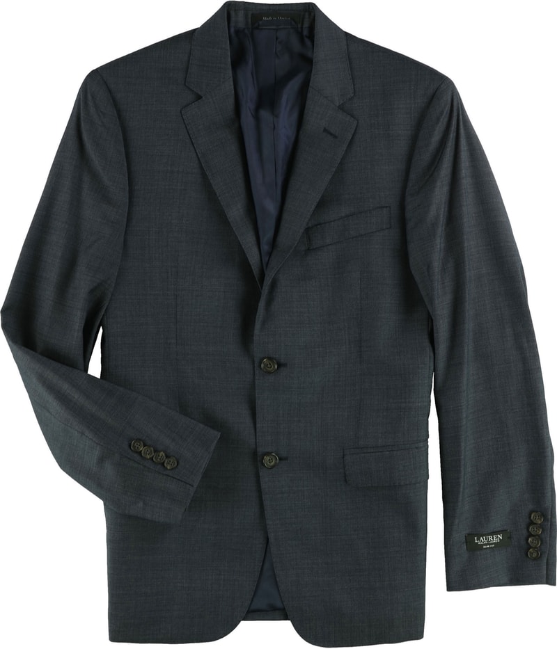 Ralph Lauren Mens Slim-fit Two Button Blazer Jacket