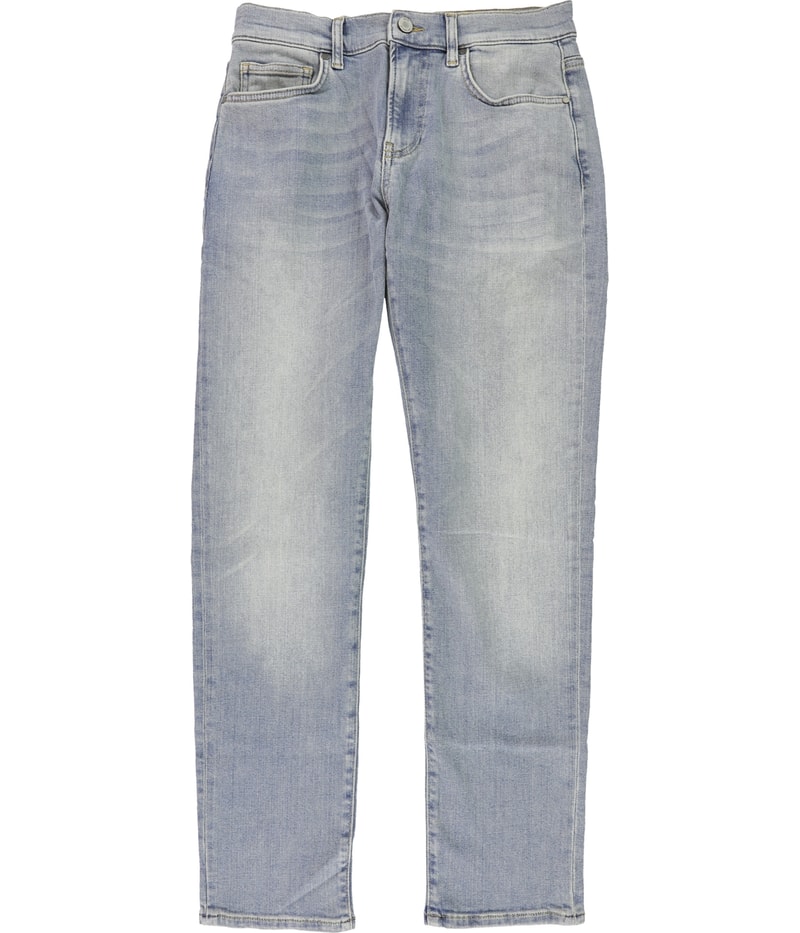 DSTLD Mens Two Tone Tapered Slim Jeans