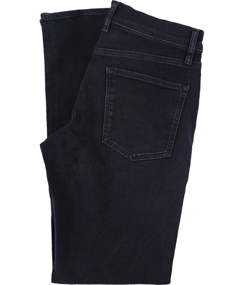 DSTLD Womens Extra High-Rise Regular Straight Leg Jeans, view 2