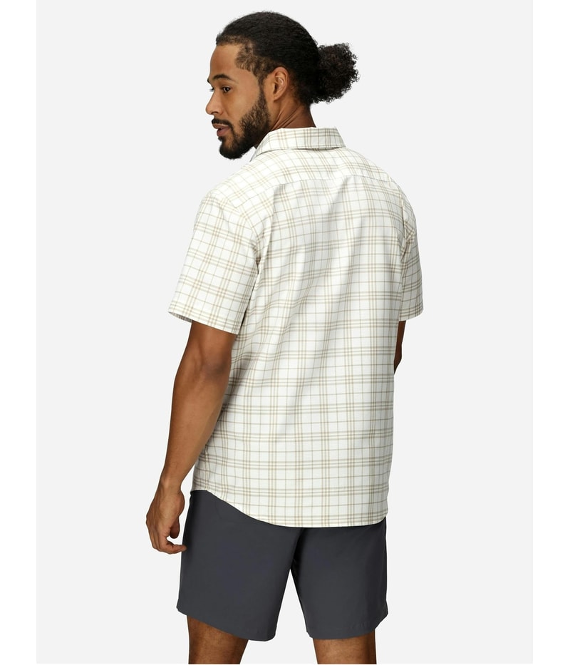 Marmot Mens Arex Nvty Button Up Shirt in Natural, view 2