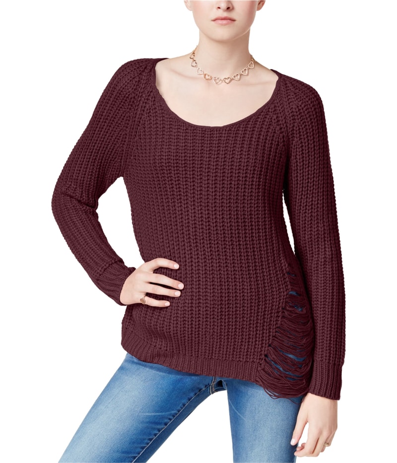 Planet Gold Womens Zip Back Pullover Sweater