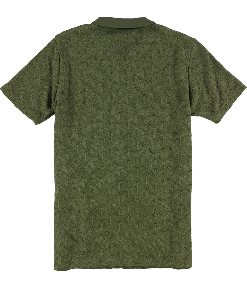 GUESS Mens Short Sleeve Knit Polo Shirt