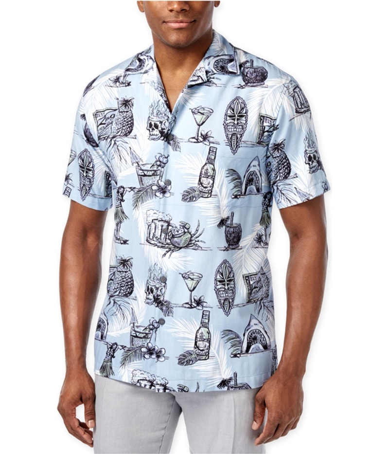 Newport Blue Mens On The Rock Button Up Shirt