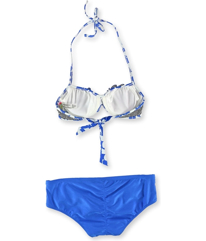 Raisins Womens Hollywood U-Wire Ruched 2 Piece Bikini