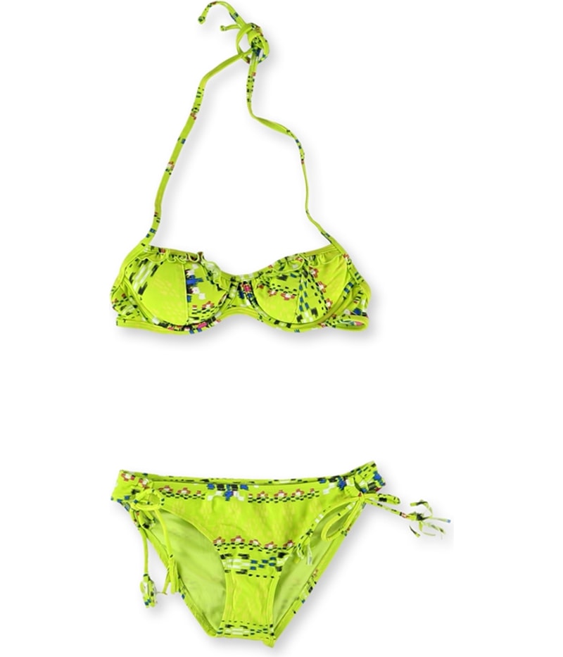 Raisins Womens Push Up Side Tie 2 Piece Bikini