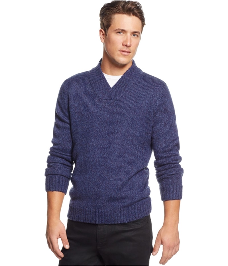 Tricots St Raphael Mens Shawl-Collar Pullover Sweater