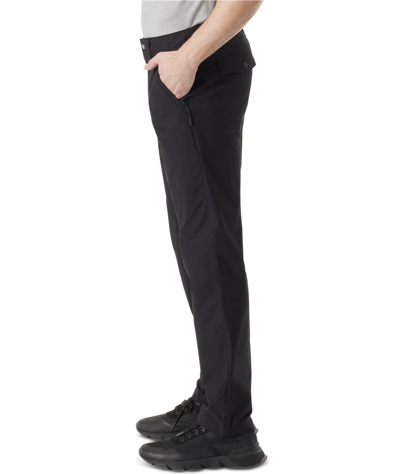 BASS OUTDOOR Mens Traveler Slim-Straight Fit Flex Tech Twill Straight Leg Slim Casual Pants