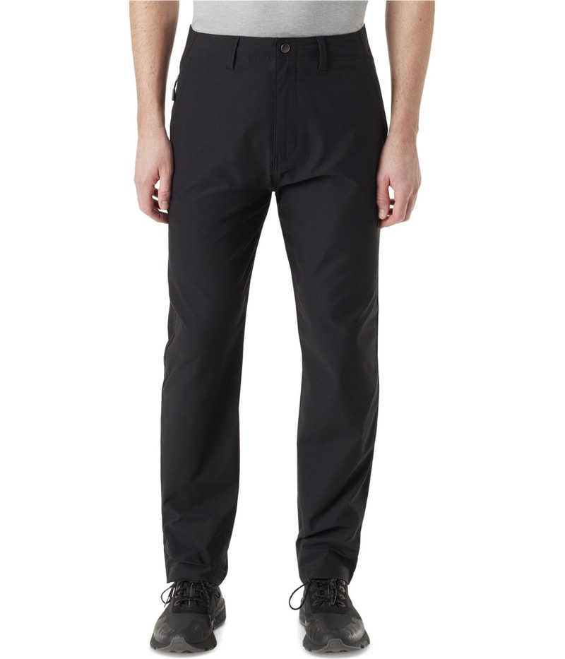 BASS OUTDOOR Mens Traveler Slim-Straight Fit Flex Tech Twill Straight Leg Slim Casual Pants