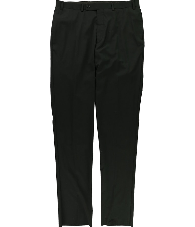 Calvin Klein Mens Tonal Stripe Straight Leg Slacks Dress Pants