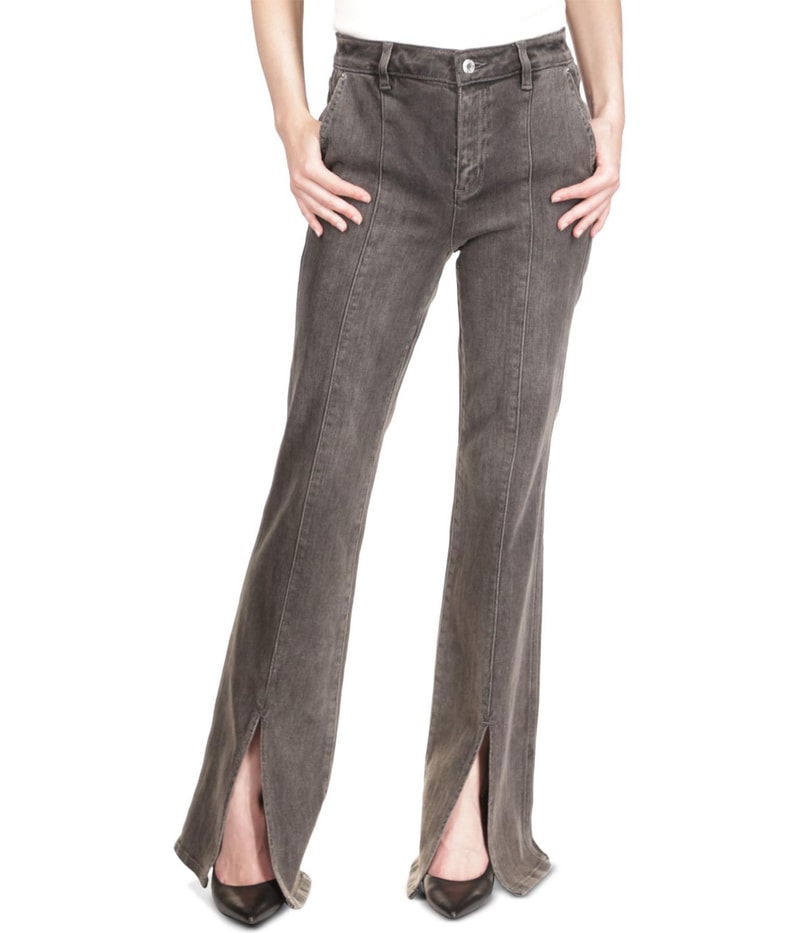 Michael Kors Womens Slit Flare Regular Jeans