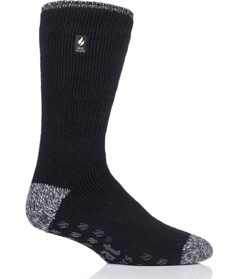 Heat Holders Mens Non-Slip Grip Heavyweight Socks