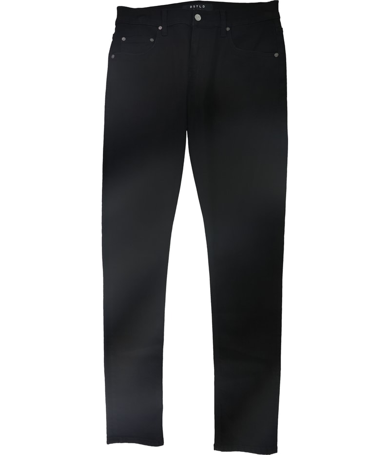 DSTLD Mens Solid Tapered Skinny Jeans