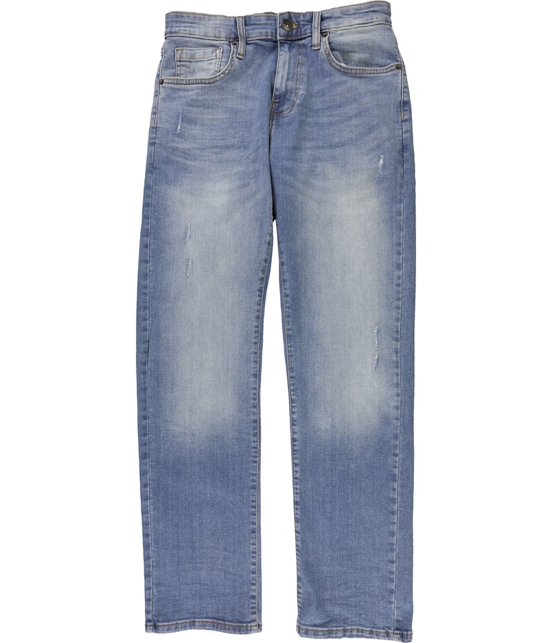 LAZER Mens Straight-Fit Straight Jeans
