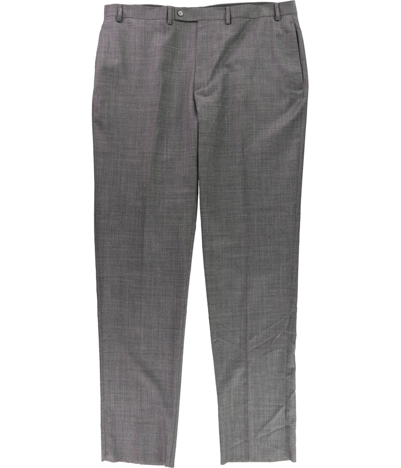 Calvin Klein Mens Heather Straight Leg Slacks Dress Pants