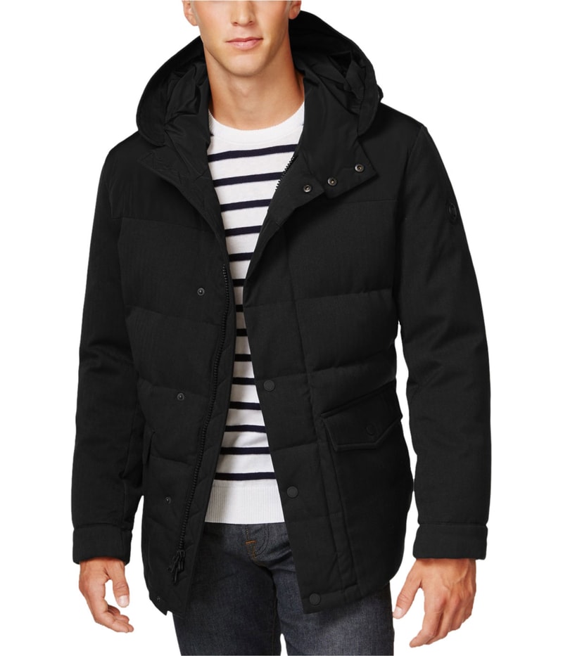 Michael Kors Mens Full Zip Quilted Jacket