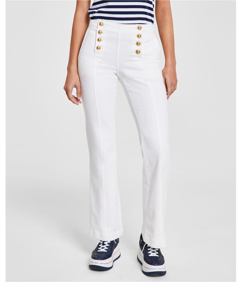 Michael Kors Womens Sailor Regular Straight Leg Jeans