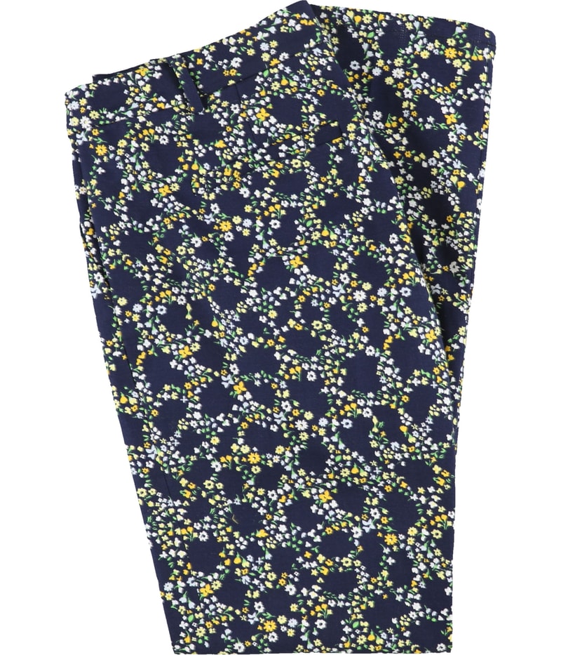 Michael Kors Womens Floral Casual Trouser Pants
