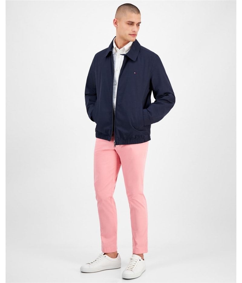 Tommy Hilfiger Mens Ivy Water-Resistant Windbreaker Jacket