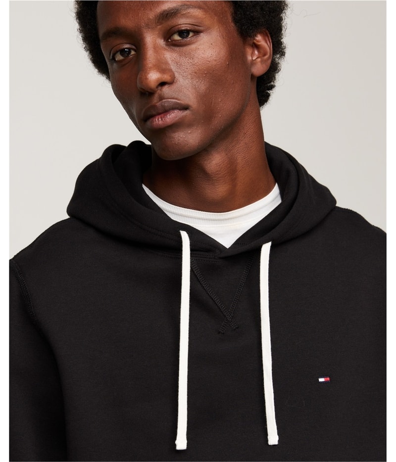 Tommy Hilfiger Mens Ribbed Hoodie Sweatshirt