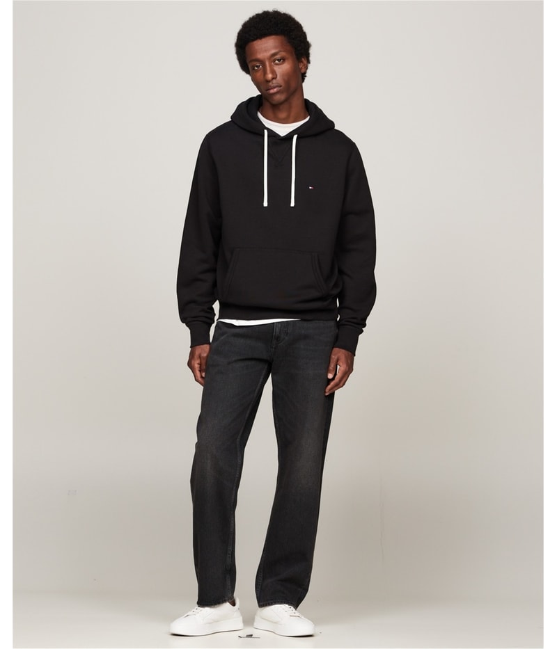 Tommy Hilfiger Mens Ribbed Hoodie Sweatshirt