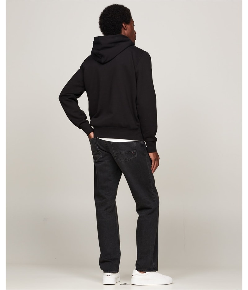 Tommy Hilfiger Mens Ribbed Hoodie Sweatshirt