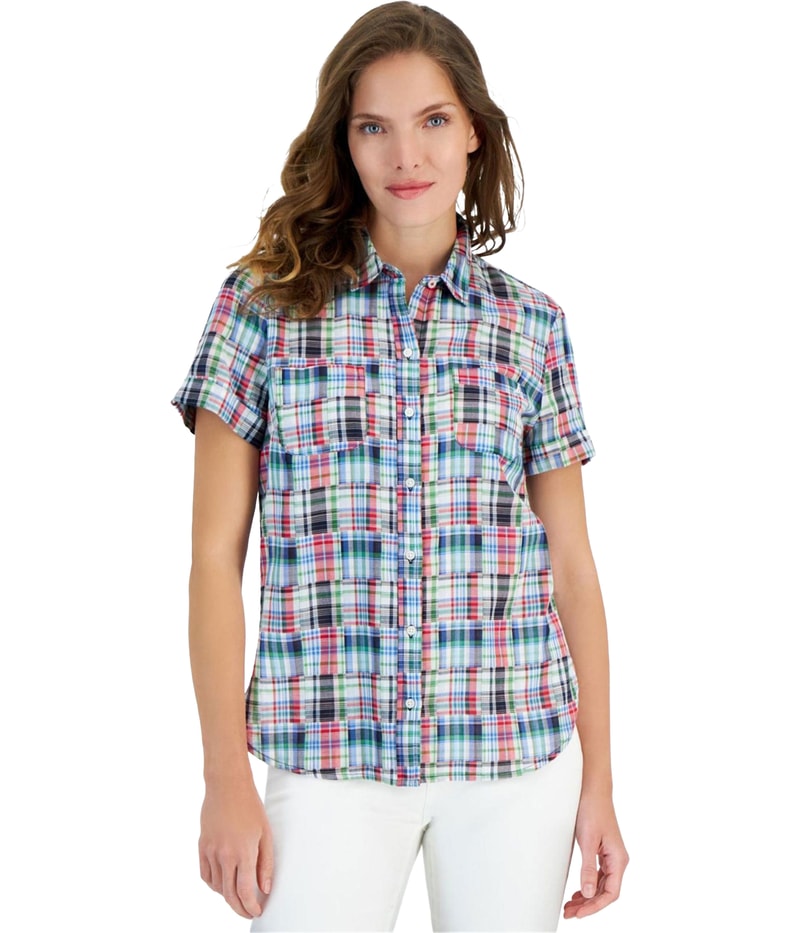 Nautica Womens Skirt Peasant Blouse