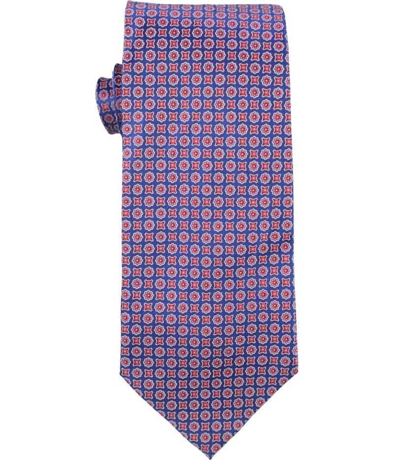 The Men’s Store Mens Mini Square Floret Self-tied Necktie