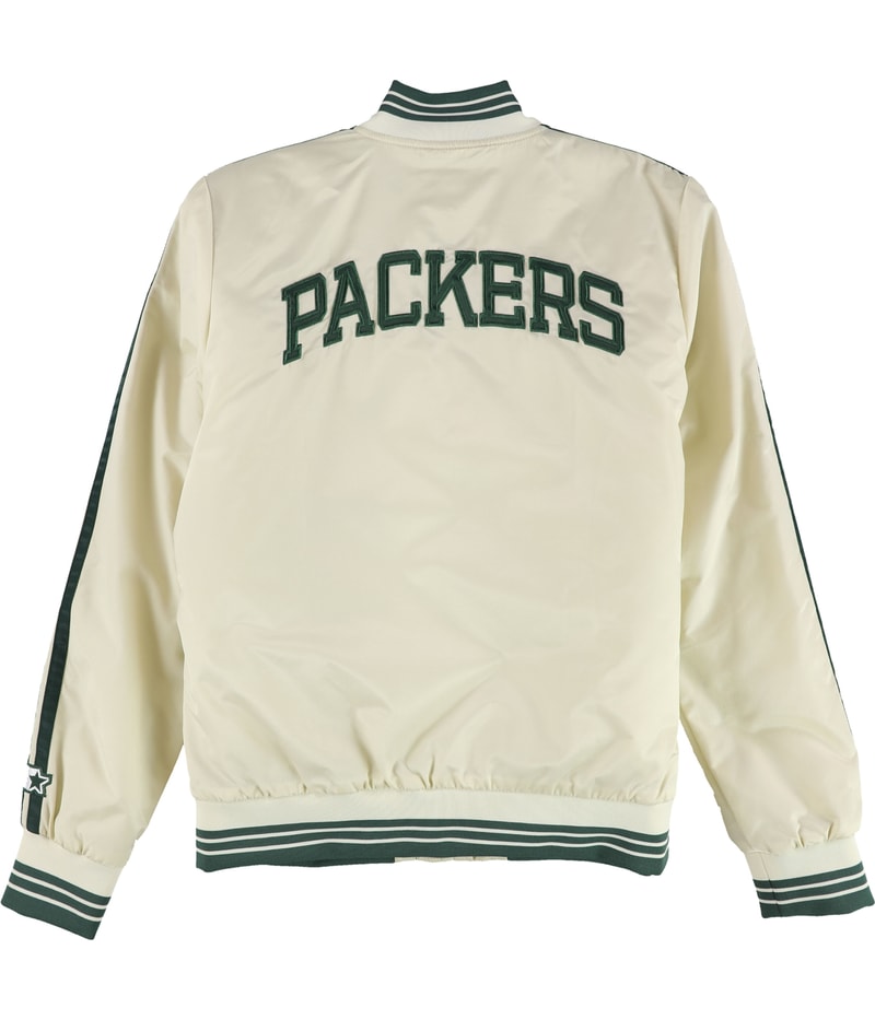STARTER Mens Packers Varsity Jacket, view 2