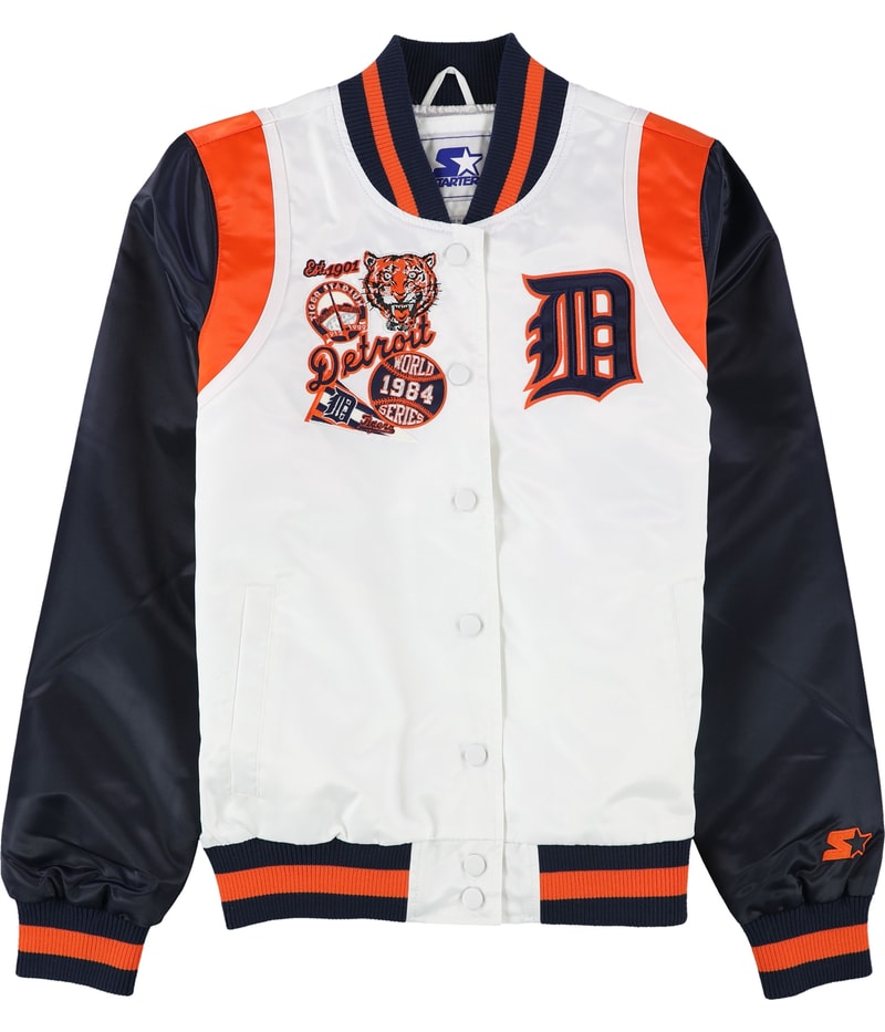 STARTER Womens Detroit Tigers Varsity Jacket
