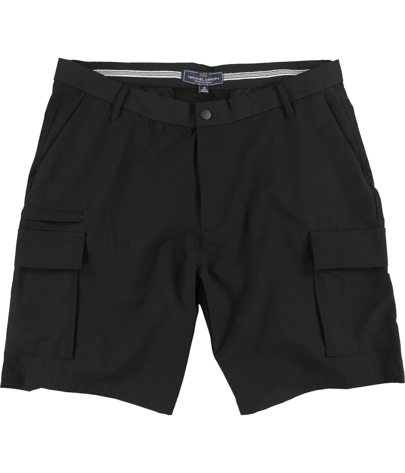 NICKEL & IRON Mens Tech Brindle Athletic Cargo Shorts