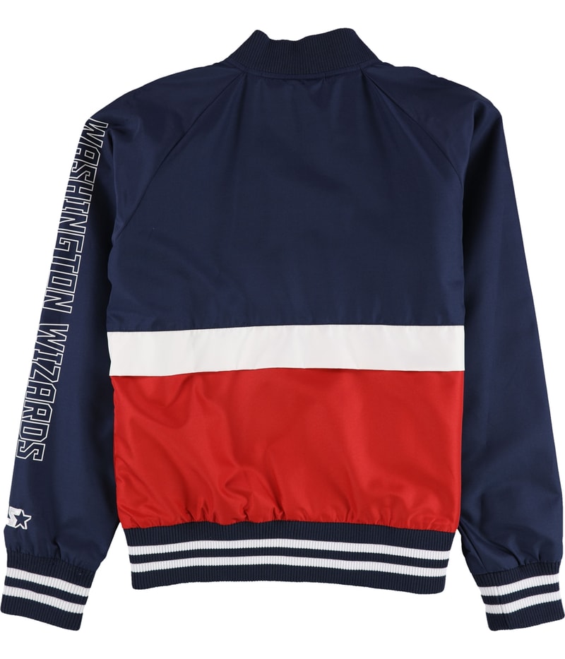 STARTER Mens Washington Wizards Bomber Jacket