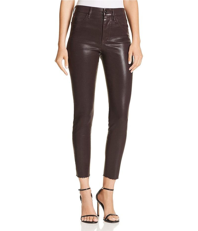 Joe’s Jeans Womens Coated Tapered Skinny Jeans
