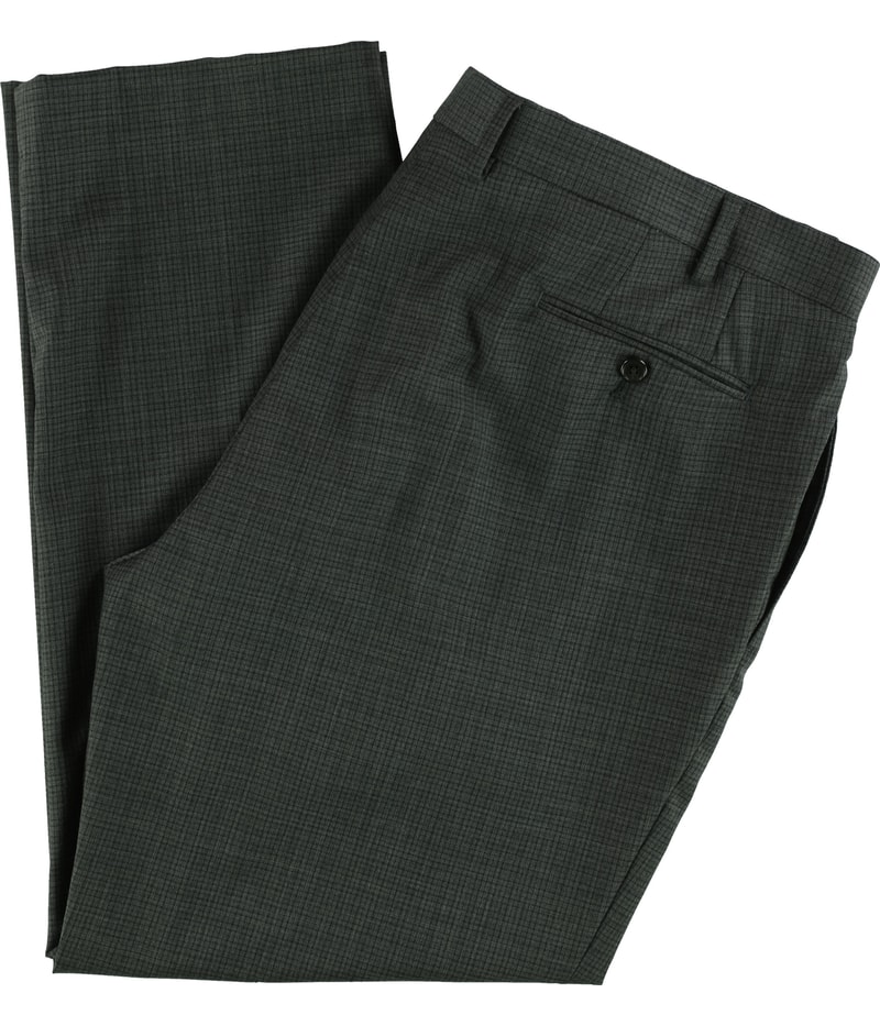 Ralph Lauren Mens Mini-Grid Straight Leg Casual Pants