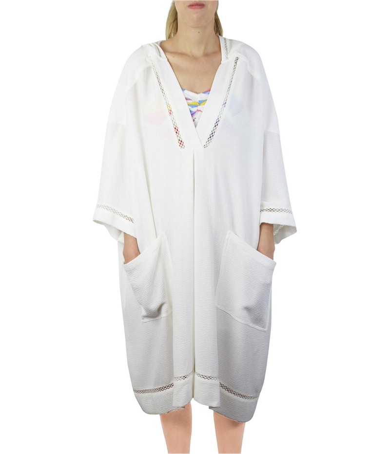 Free People Womens With Tags Hooded Shift Dress