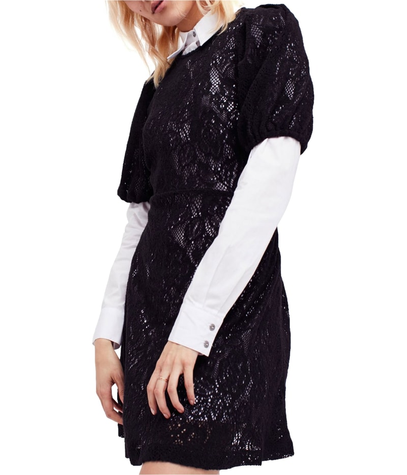 Free People Womens Pretty Princess Shirt Dress